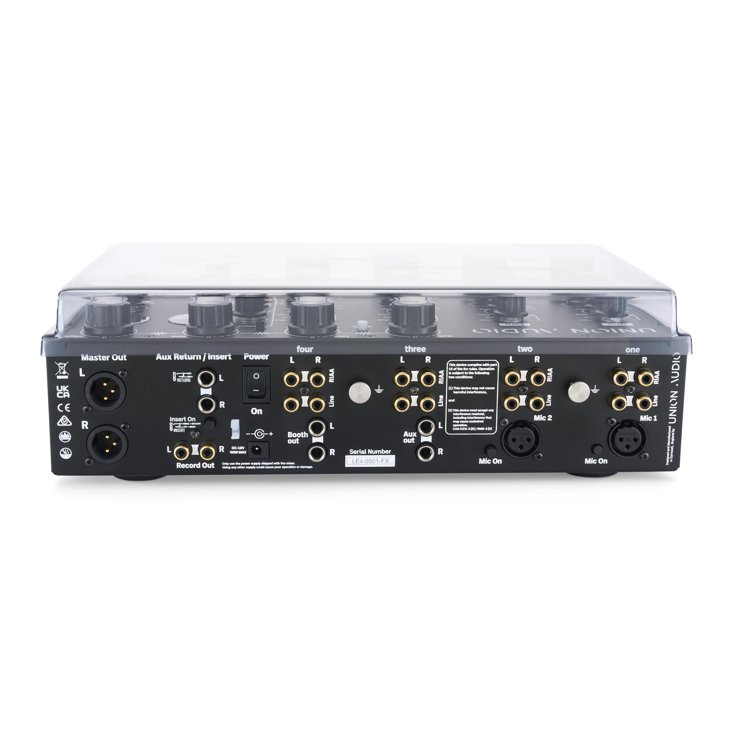 Decksaver Union Audio Orbit.4 Le (FX) Cover - Housse pour équipement DJ