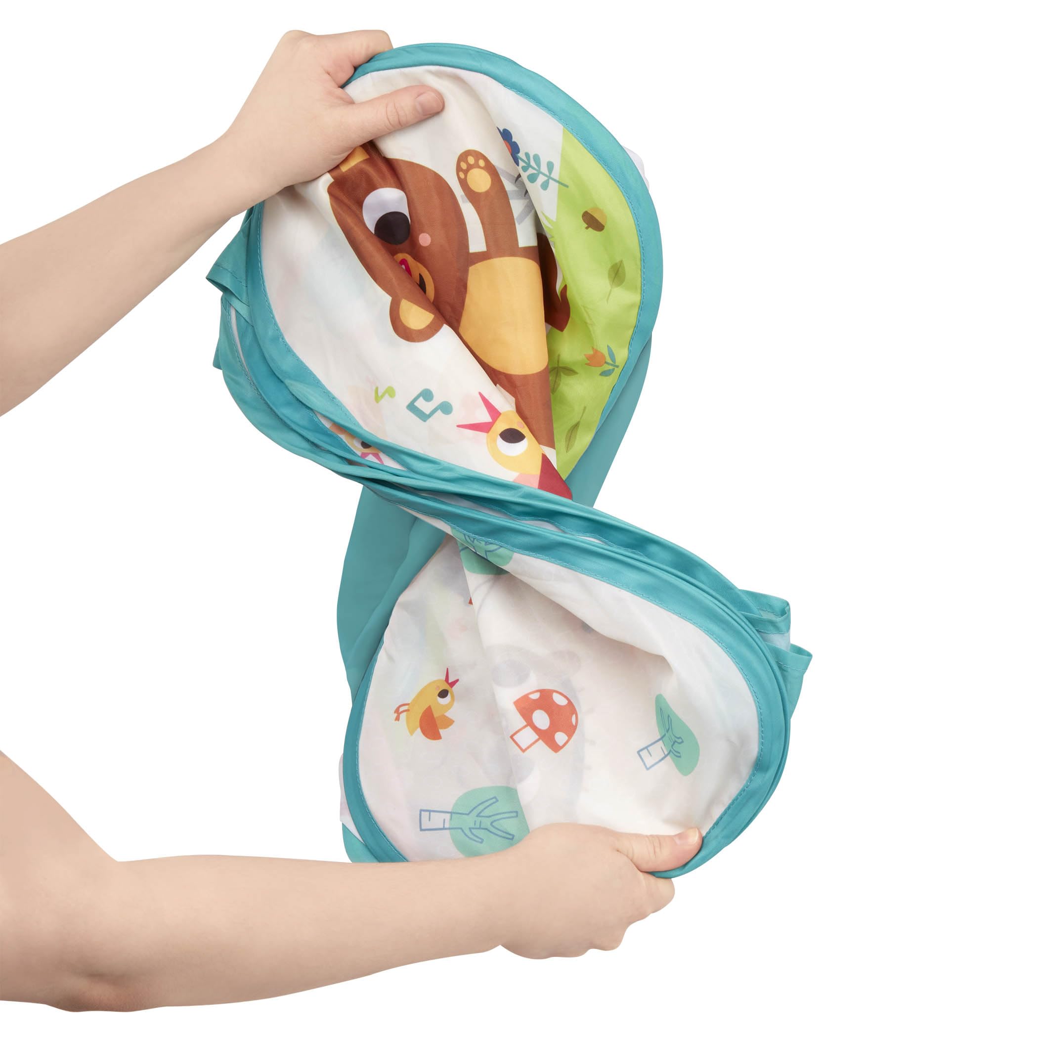 B. toys - Mini Spazio Giochi - Fossa delle Palline - 42 Palline Colorate - Pieghevole e Portatile - Set di Giochi Attivi per Bambini e Ragazzi - 1 Anno +