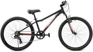 Gravity Nugget 24 Inch Wheel Kids Multi Speed Front Suspension Mountain Bike Not Made in China