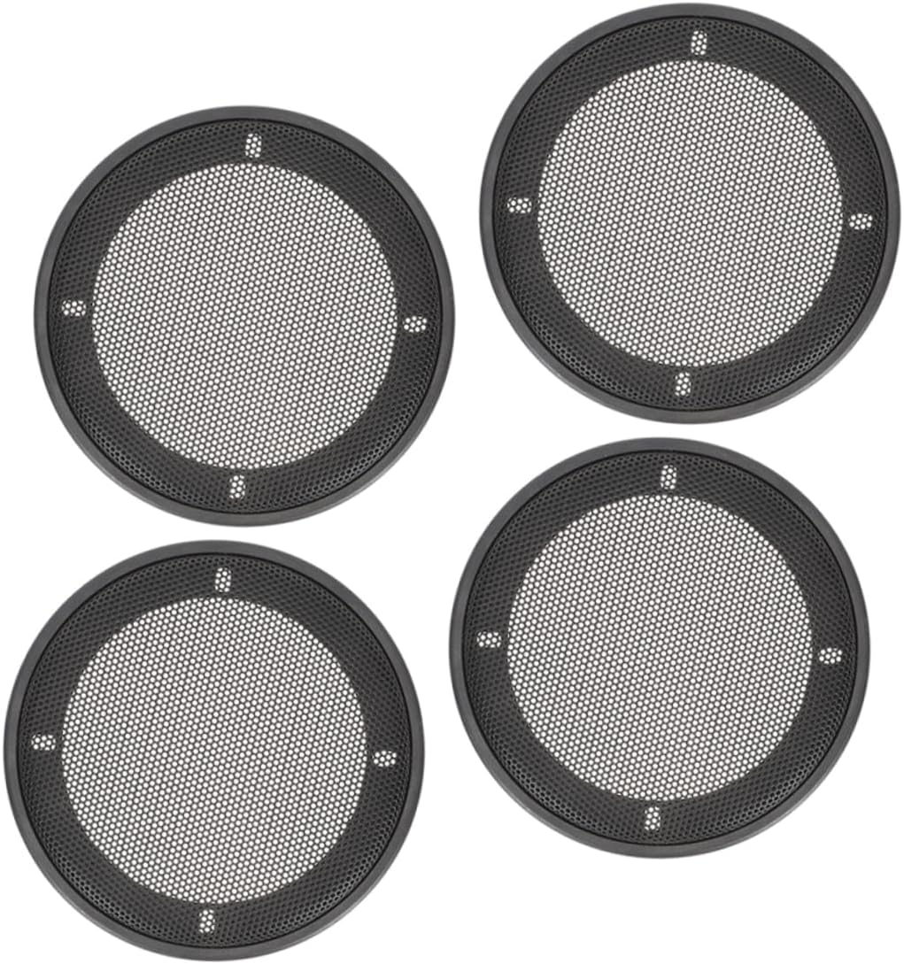 4pcs Car Subwoofer Grille Protector Mesh Cover for Ceiling Speakers Sturdy Audio Grille Guard Easy Installation