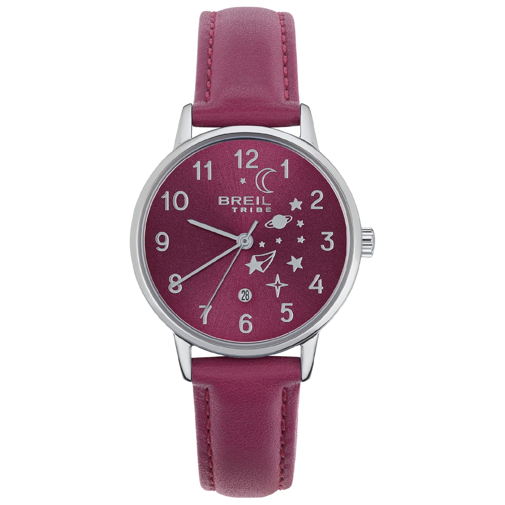Breil, Collezione Paradise, Orologio Donna, Movimento al Quarzo Solo Tempo, con Cinturino in Pelle, Diametro 30 mm