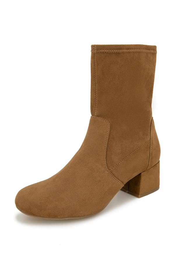 Kenneth Cole Reaction Women's Road Stretch Ankle Boot Loafer, Cognac, 8.5 by Kenneth Cole REACTION - Used condition - CA$38.67