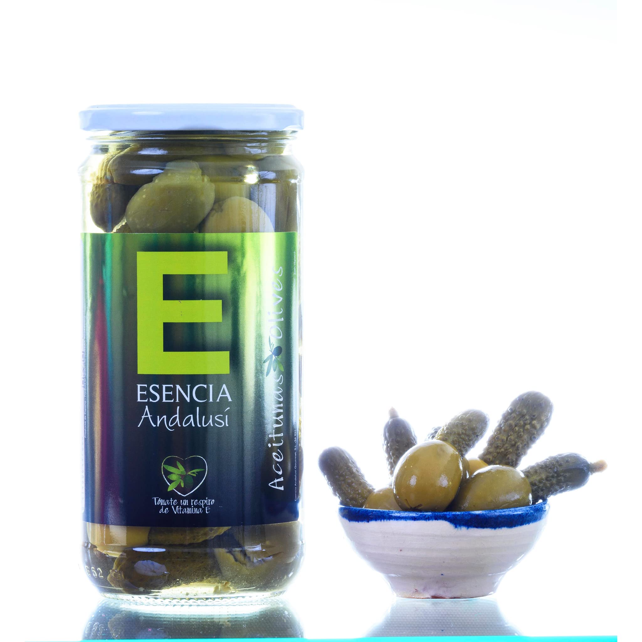 Esencia Andalusí Aceituna Gordal con Pepinillos 700 g 2 sztuk