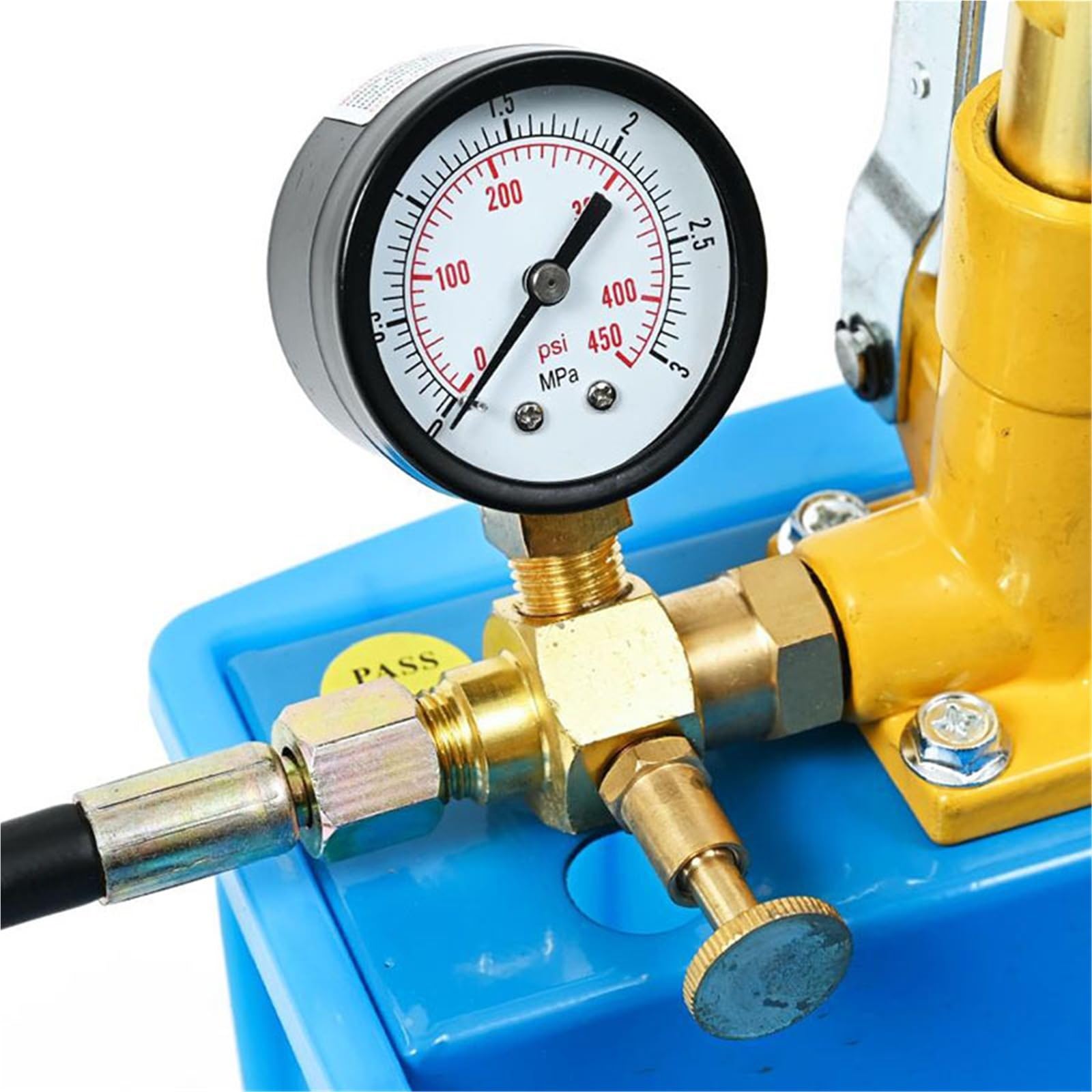 Bomba de Prueba, Bomba De Prueba Presión Manual Para Pruebas Tuberías Plomería | Detección Fugas, Agua, Calefacción Por Suelo Radiante