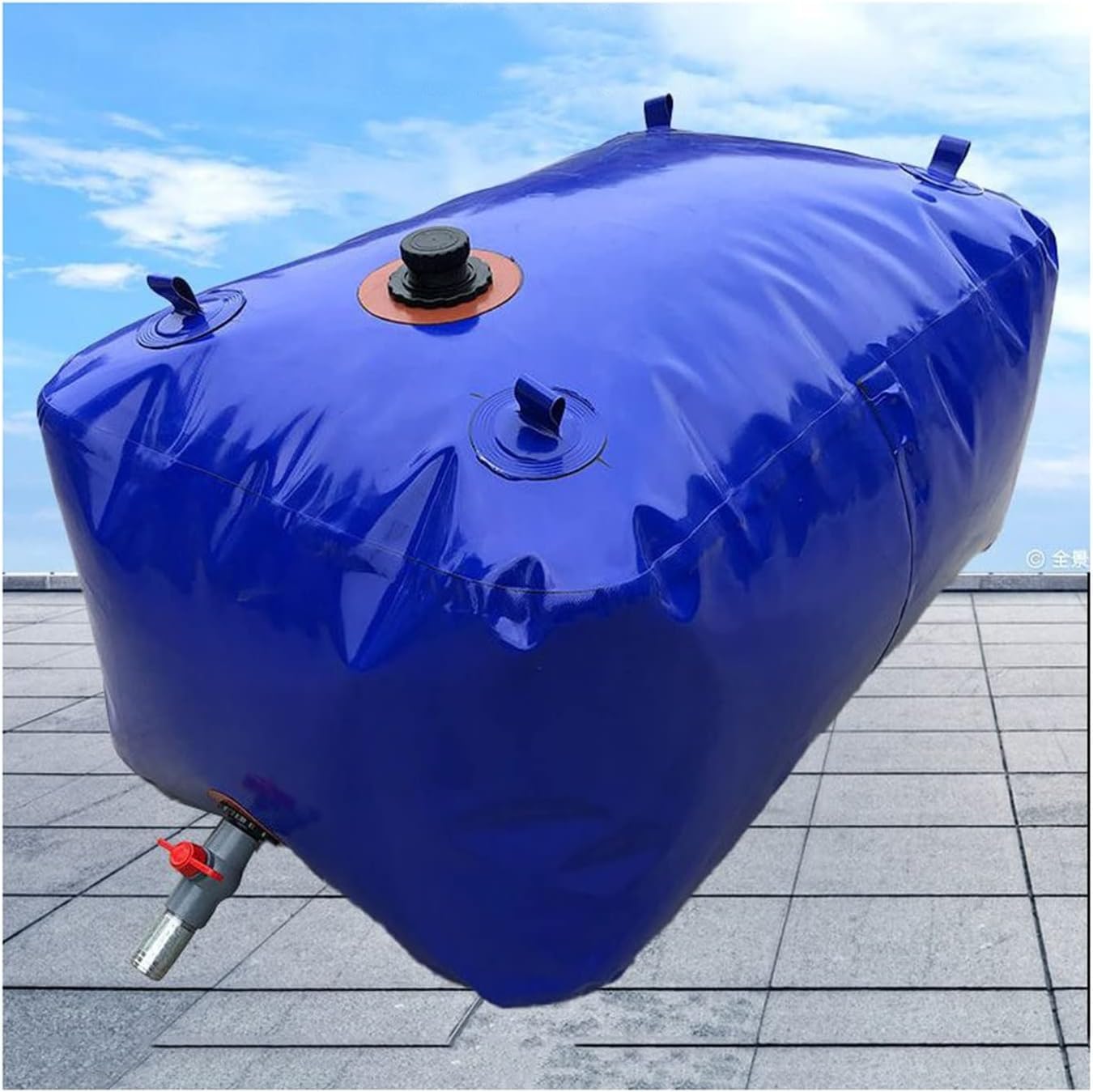 Borsa for la conservazione 'Acqua, Serbatoio di stoccaggio di liquidi Portatile, Serbatoio di stoccaggio 'Acqua di Emergenza for Campeggio all'aperto(0.8 * 0.43 * 0.34m/110L)