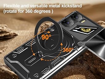 Compatible with ZTE Nubia Neo3 Case Cover,with Slide Camera Lens Cover Compatible with ZTE Nubia Neo 3 5G Z2464N Case Black