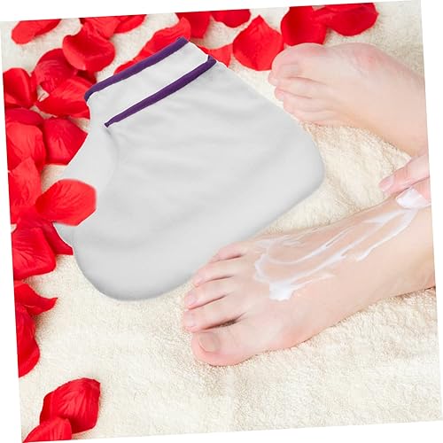 Miniatura 9 de 1 par de botines de cera de parafina, cera de parafina, cubierta de calentamiento de pies, botines encerados para el cuidado de los pies, calcetines