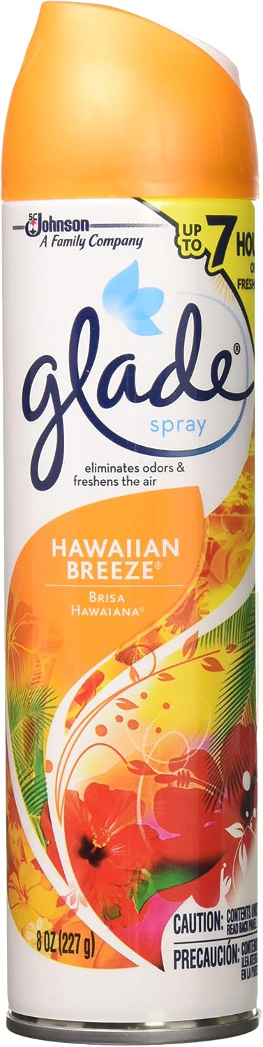 Glade Aerosol, Hawaiian Breeze, 8 Ounce, 3 Pack Glade.