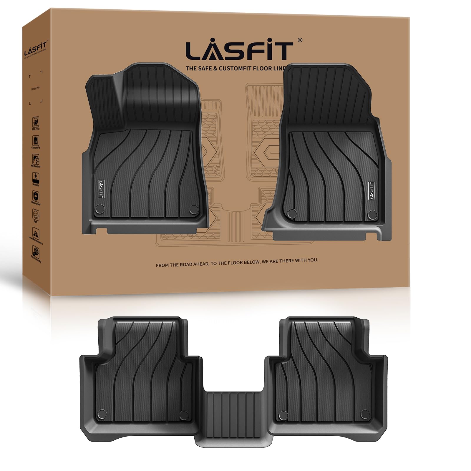 LASFIT Floor Mats for Porsche Cayenne