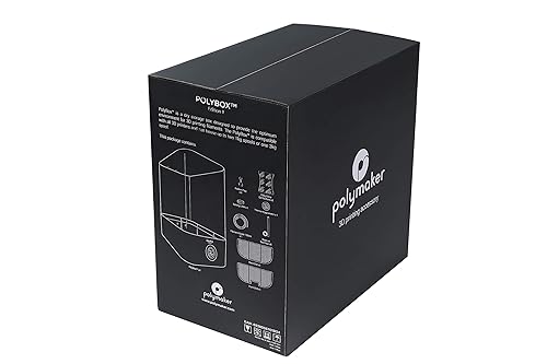 Miniatura 7 de Polymaker Caja de almacenamiento de filamentos para carretes de 2 x 22lbs o carrete de 66lbs PolyBox Edition II 3D para impresora 3D soporte de