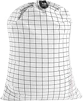 Vista 8 de Bolsa de lavandería SWISSELITE con asa y cordón, bolsa de lavandería grande y resistente, 28 x 40 pulgadas, bolsa de ropa sucia de viaje