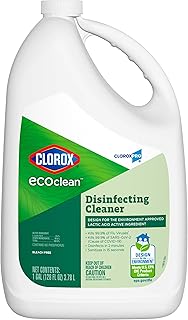 Clorox CloroxPro EcoClean Disinfecting Cleaner Refill, 128 Fluid Ounces