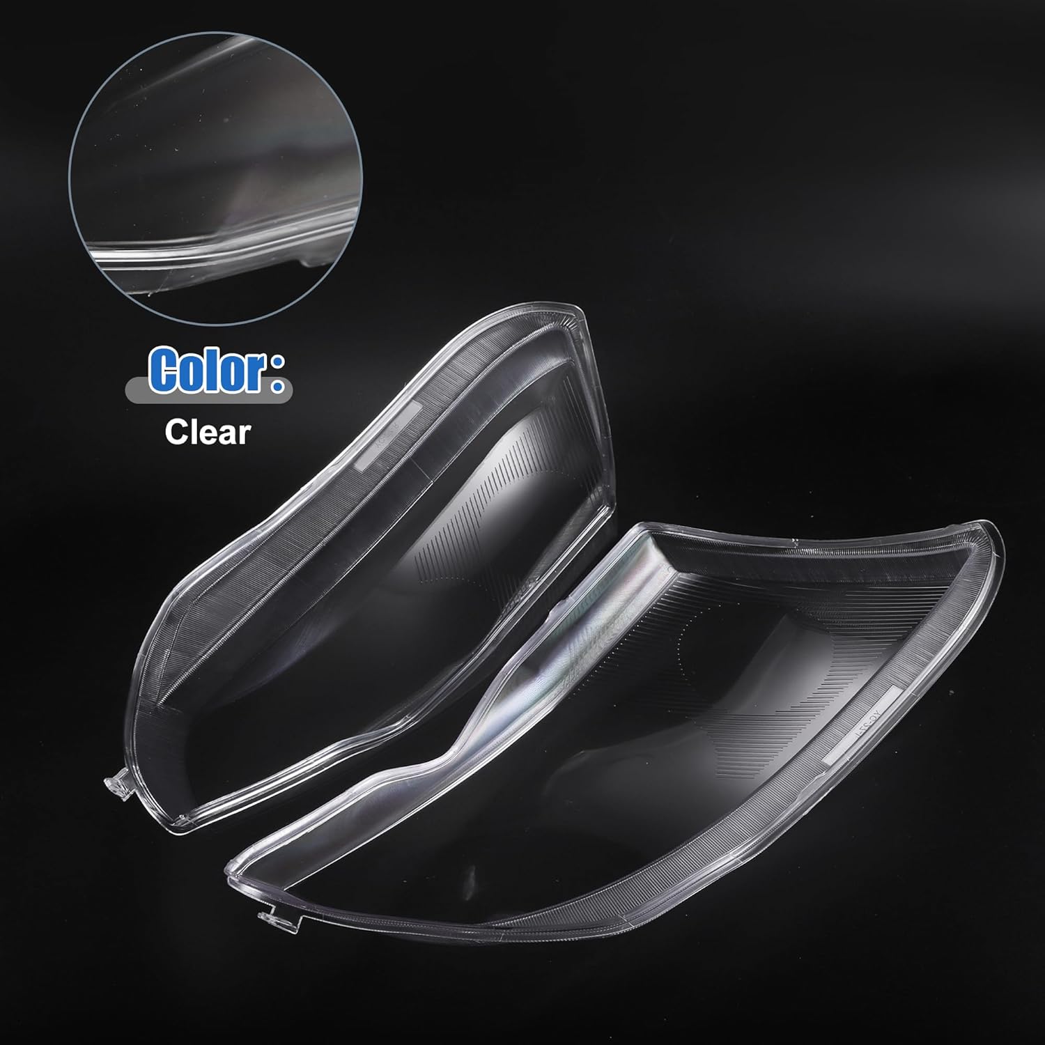 ACROPIX Front Left Right Side Headlight Cover Headlamp Clear Lens Shell Cover Fit for BMW Z4 E85 2003-2008 No.63127165714 - Pack of 2