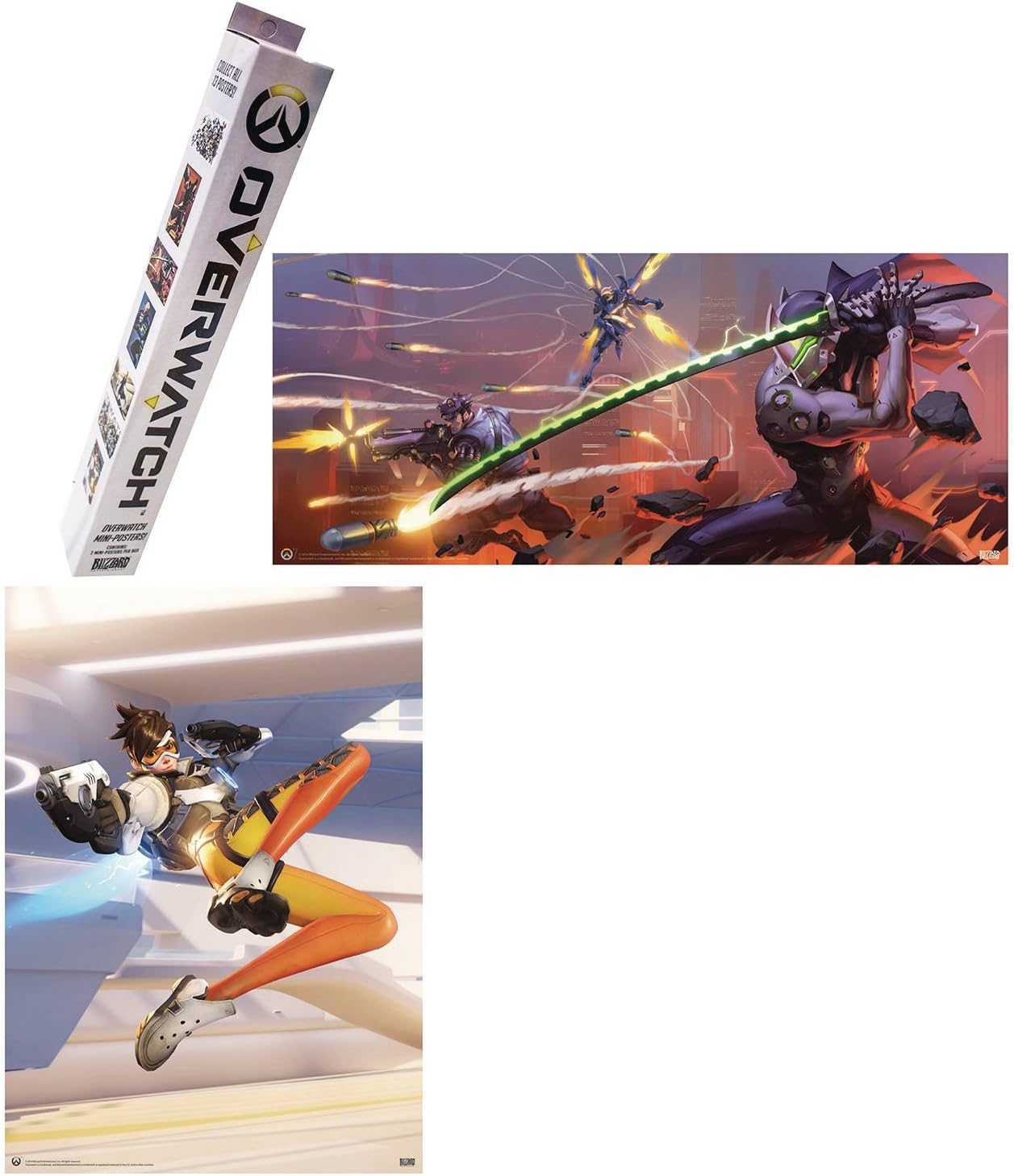 Official Blizzard Overwatch Mini Posters Blind Box