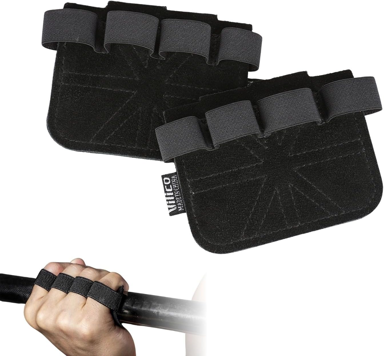 Fitness Gloves Grip Padding Made of Natural Leather Strength Sports Gym Grip Pads Grip Pads Men and Women for Lifting Aids Strength Training Breathable and Non-Slip Lifting Straps