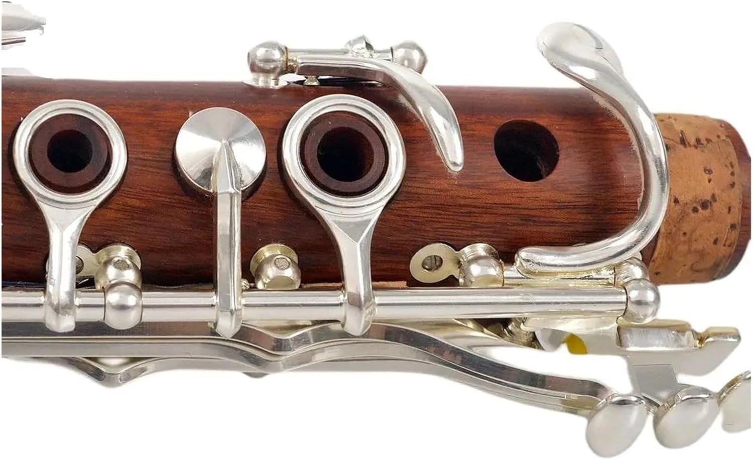 Bb Rosewood Clarinet Silvering Keys Solid Wood