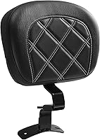 Vista 22 de TCT-MOTORPARTS Asiento de Conductor y Pasajero de Perfil Bajo con Almohadilla de Respaldo de Conductor para Harley Touring Road King 2009-2023