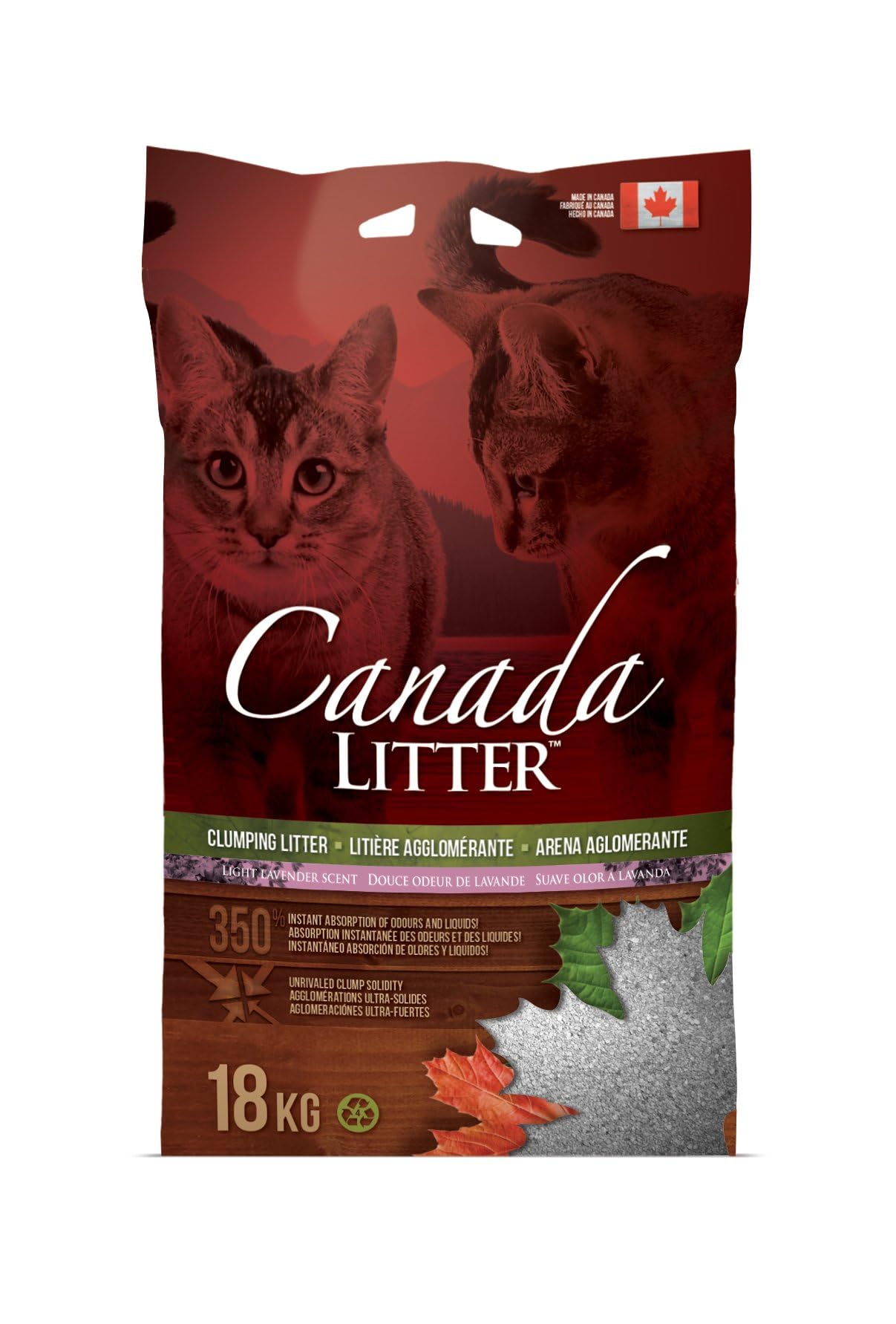 Canada Litter Lavender, Grey, 18 Kg