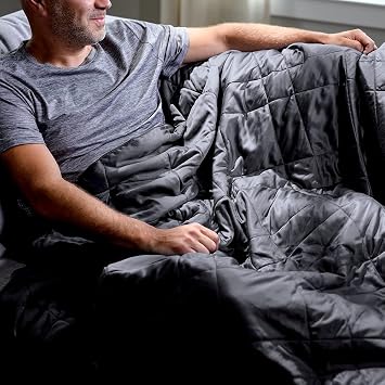 LUXOME Lightweight Blanket | 100% Rayon (Viscose) from Bamboo Fabric & Fill | King/Cal King - 98x92 | Thermal-Regulating | Charcoal