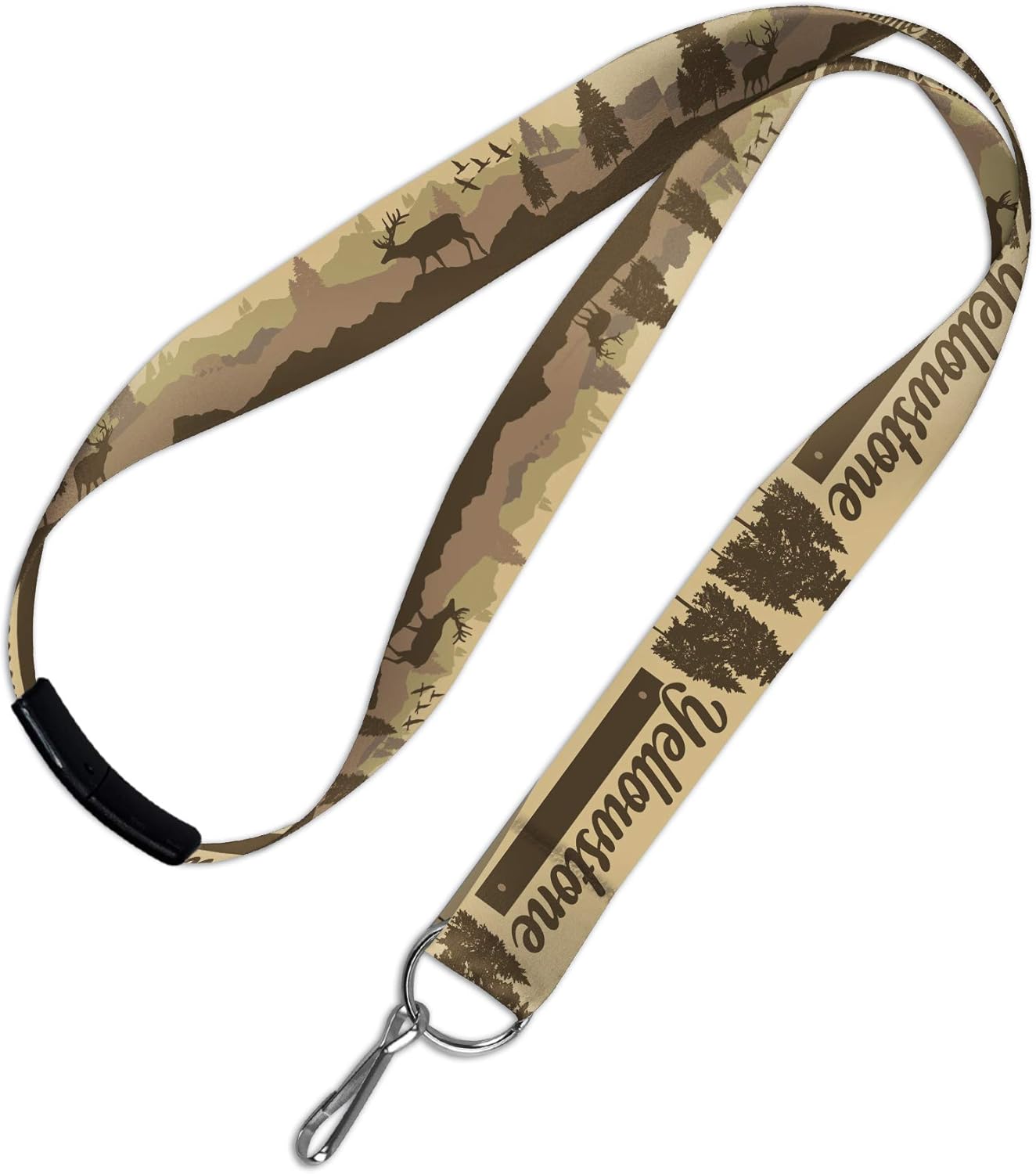 WinCraft Destination Wyoming Yellowstone National Park Parks/Wyoming Yellowstone National Park Lanyards w/Breakaway 1" Parks/Wyoming Yellowstone National Park Lanyards w/Breakaway 1", Multi, NA