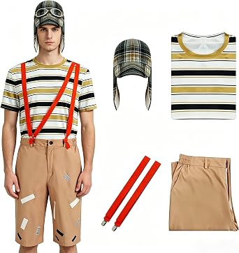 Poboola Matching Couple Halloween Cosplay Outfit Set Halloween Party Costume for Men Women