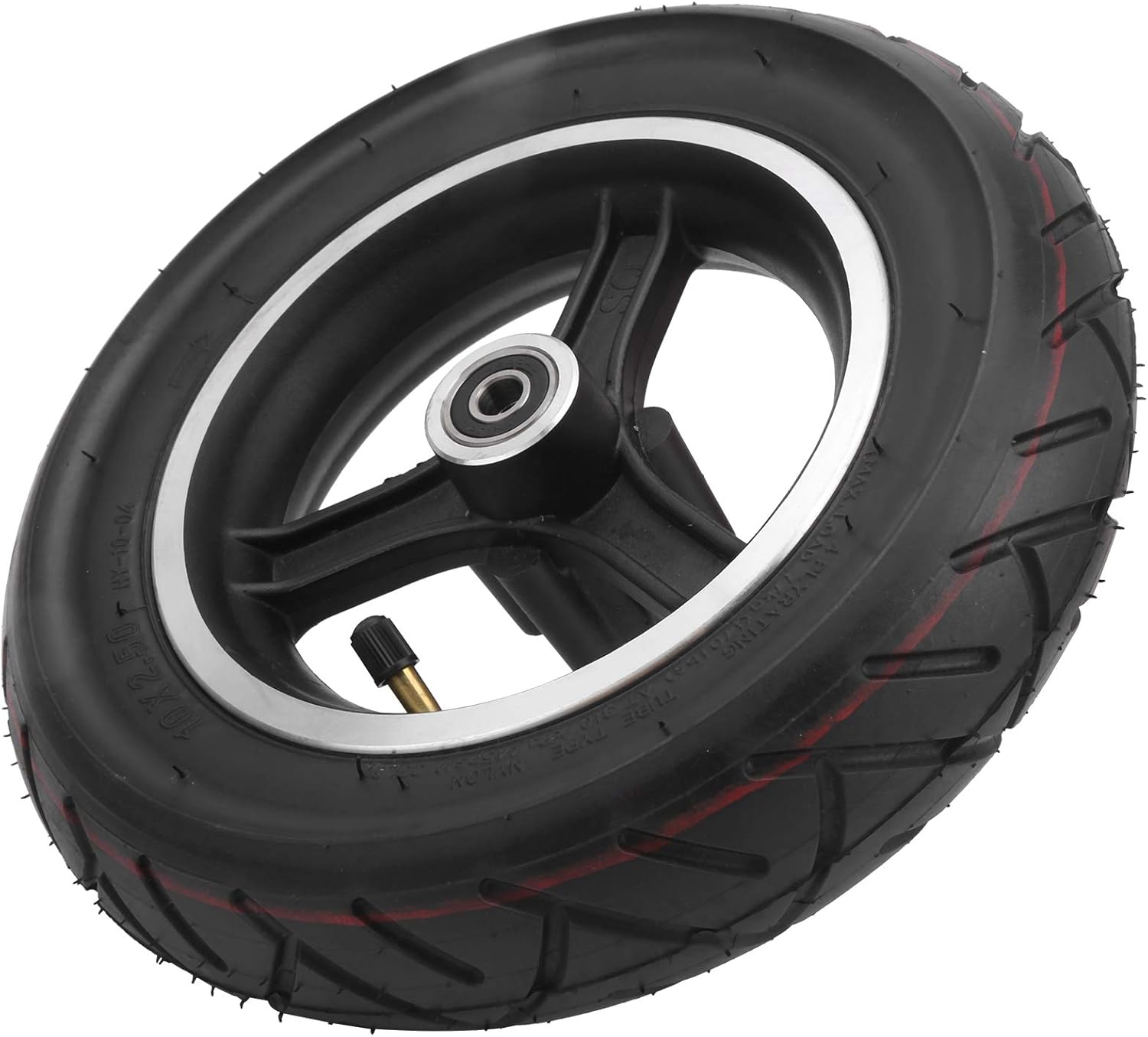 10x2.5inch Electric Scooter Inflable Inner Tube with Type Scooter Wheel Tyre Hub Replacement