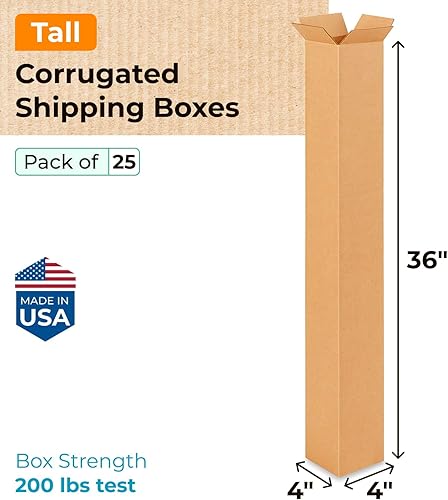 Miniatura 330 de Cajas para envío IDL Packaging - B-1266-5 de cartón corrugado, tamaño pequeño, de 12 pulgadas de largo x 6 pulgadas de ancho x 6 pulgadas de alto