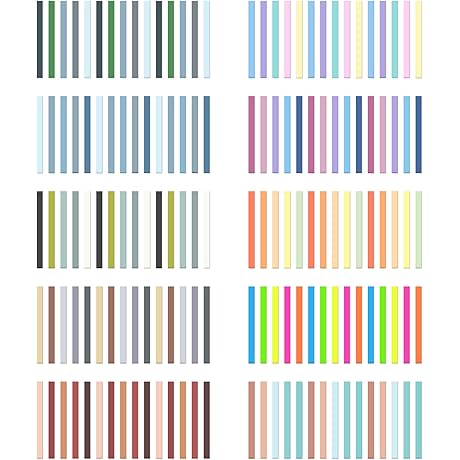 3000 Pcs Transparent Highlighter Strips