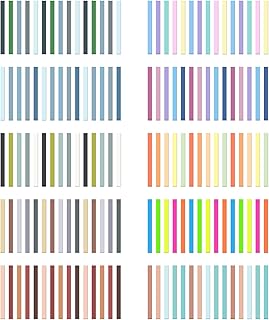 Temiary 3000Pcs Reusable Transparent Highlighter Tape, Short Highlighting Strips Index Tabs, Aesthetic Sticky Notes for Office School Supplies