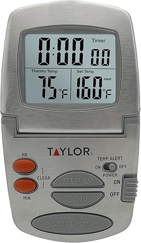 Vista 8 de Termómetro digital de cocina Taylor Precision Products, con sonda y temporizador