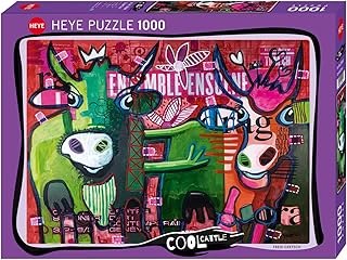 Striped Cows Puzzle 1000 Teile