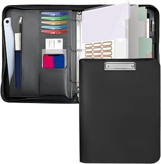 Cardinal 3 Ring Binders, Round Rings, Holds 350 Sheets, ClearVue Presentation...