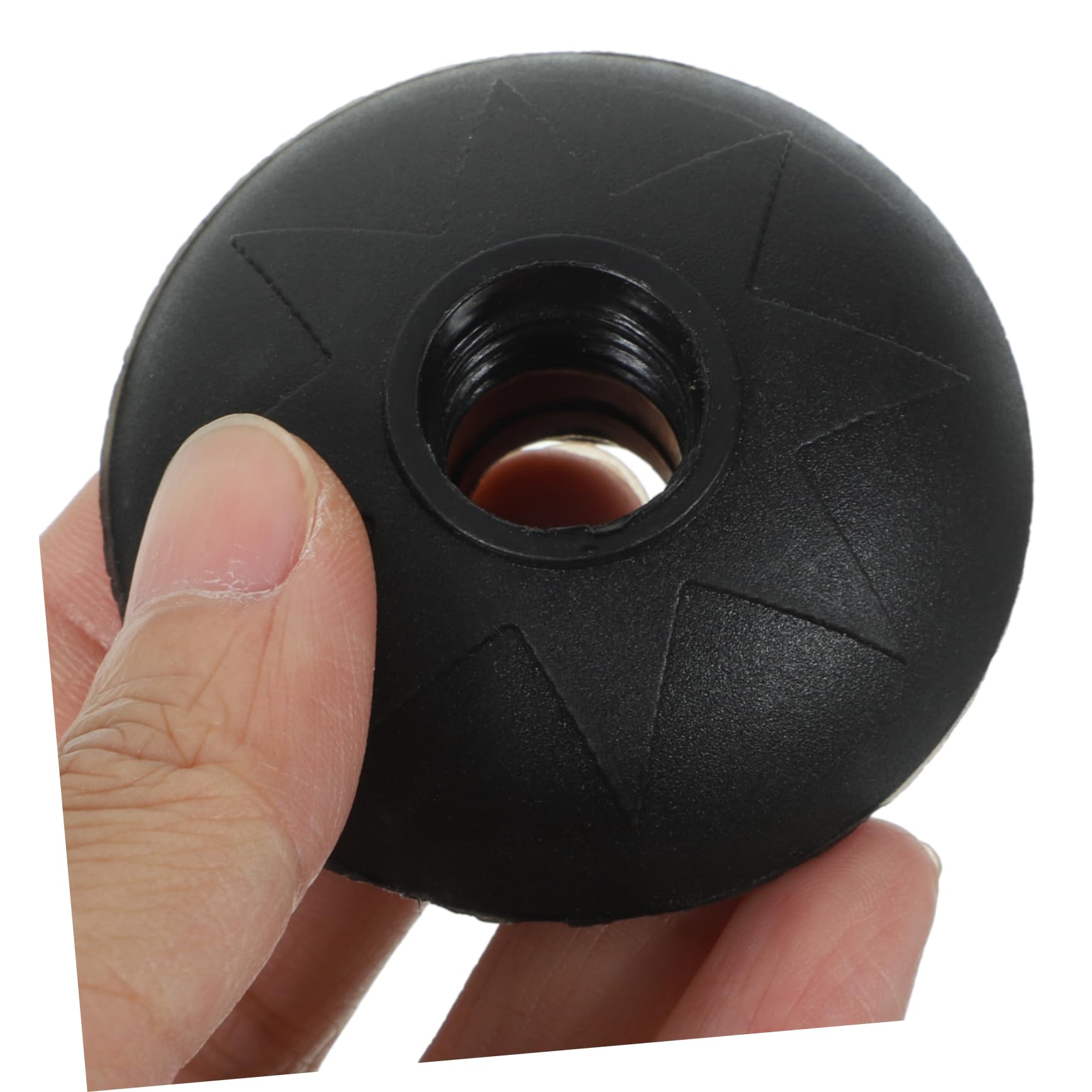 Toyvian 4 pièces Embouts Bâtons Randonnée Caoutchouc Antidérapants Accessoires Trekking pour Moyens et Seniors Couvre Pointe Durable pour Marche et Randonnée