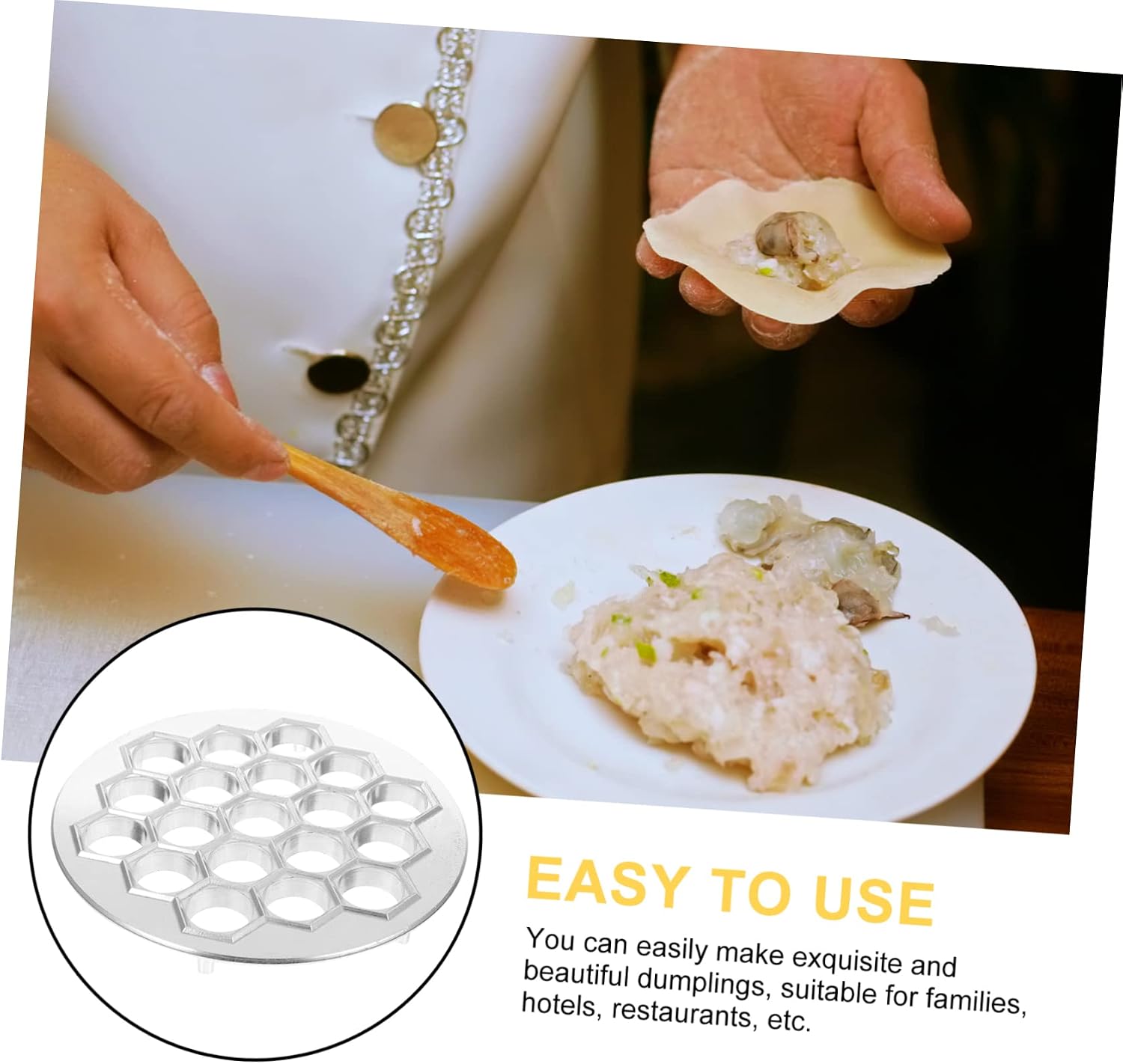 Russian Dumpling Maker Mold Kitchen Molds Reusable Ravioli Press for Easy Dumplings Compact Design for Convenient Storage