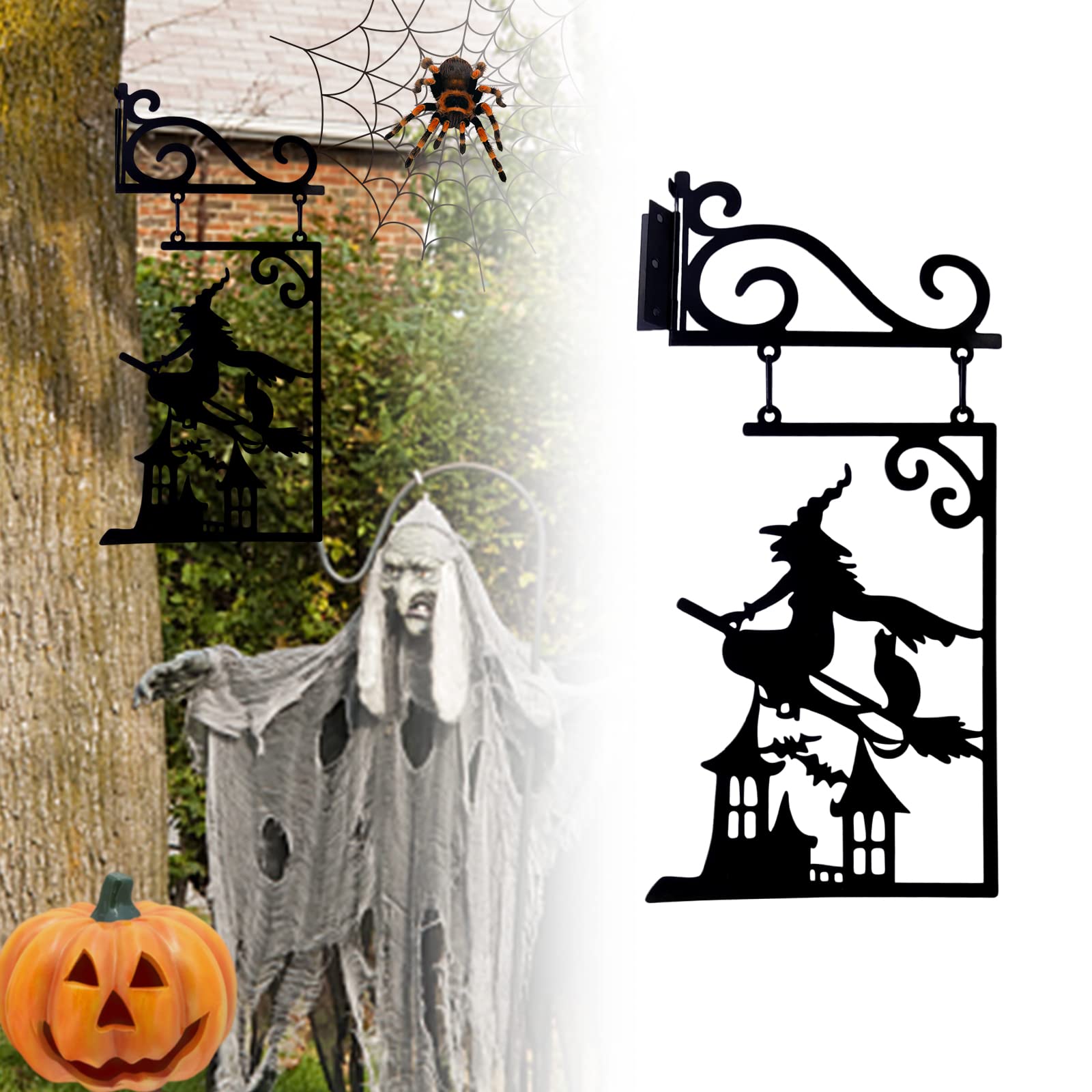 Add some metal flair with metal halloween decorations for a unique touch