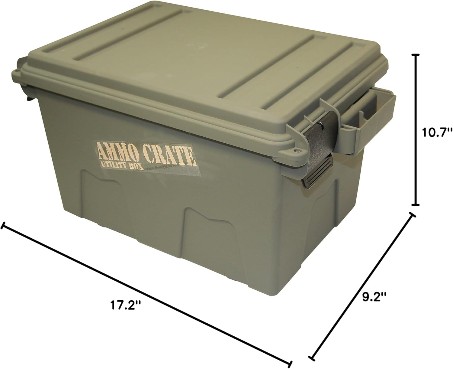 MTM Ammo Storage Bundle - 50 Caliber Ammo Crate (3-pack) + Large Utility Box