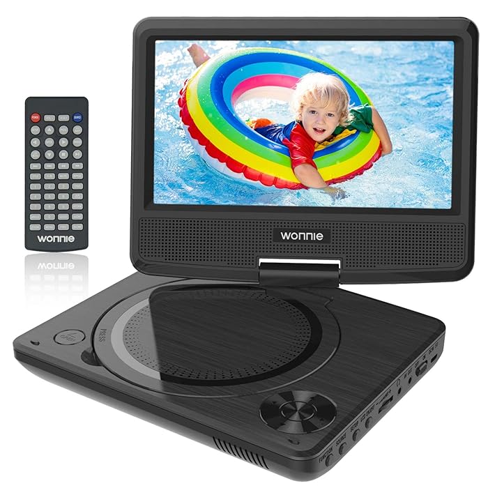 Buy WONNIE 9" Portable DVD Player for Kid, Travel DVD Player for Car