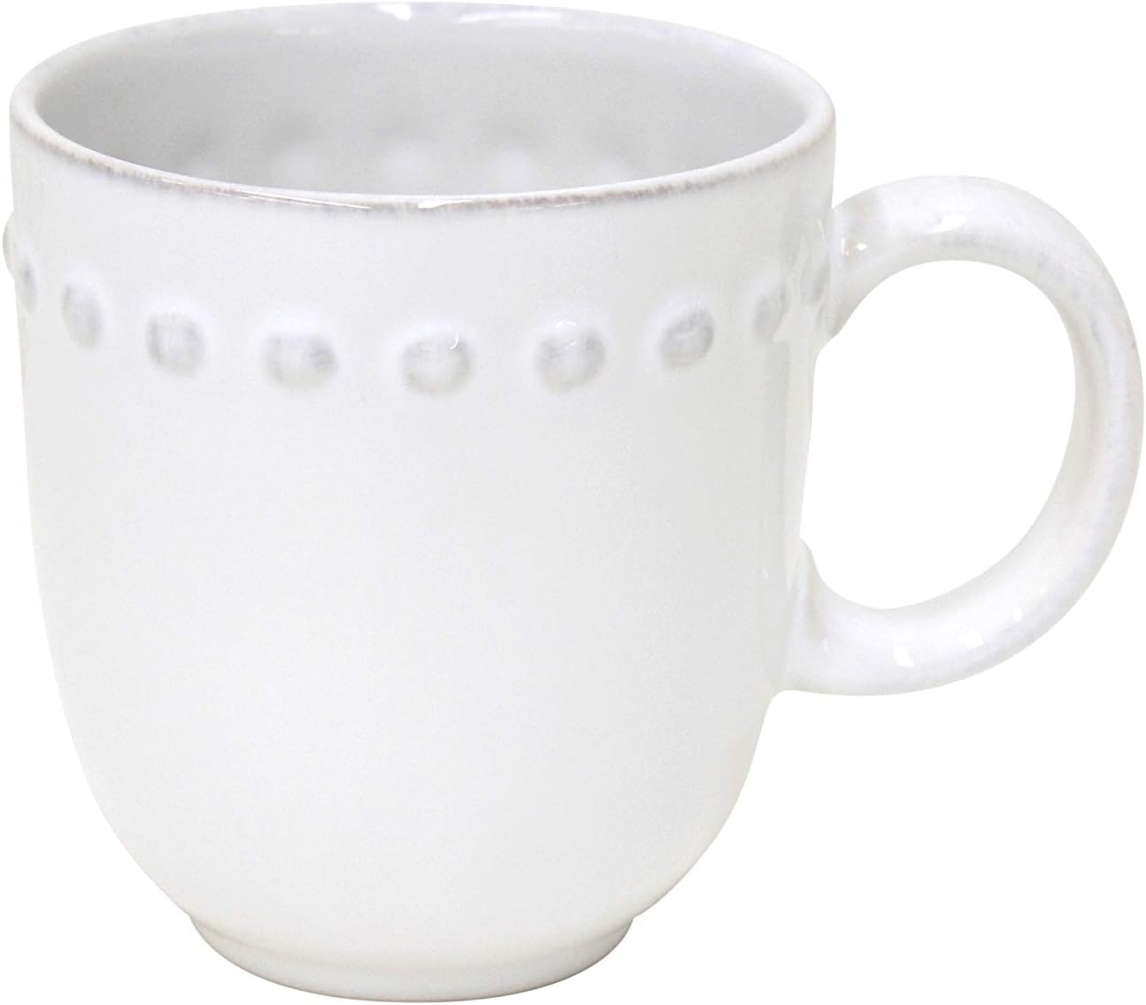Costa Nova Ceramic Stoneware 12.5 oz. Mug Pearl