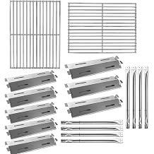 93281 Stainless Steel Heat Plates and Burner with 19" Cooking Grid Grate Replacement Parts for Bakers and Chefs GR2039201-BC-00, GD430, ST1017-012939