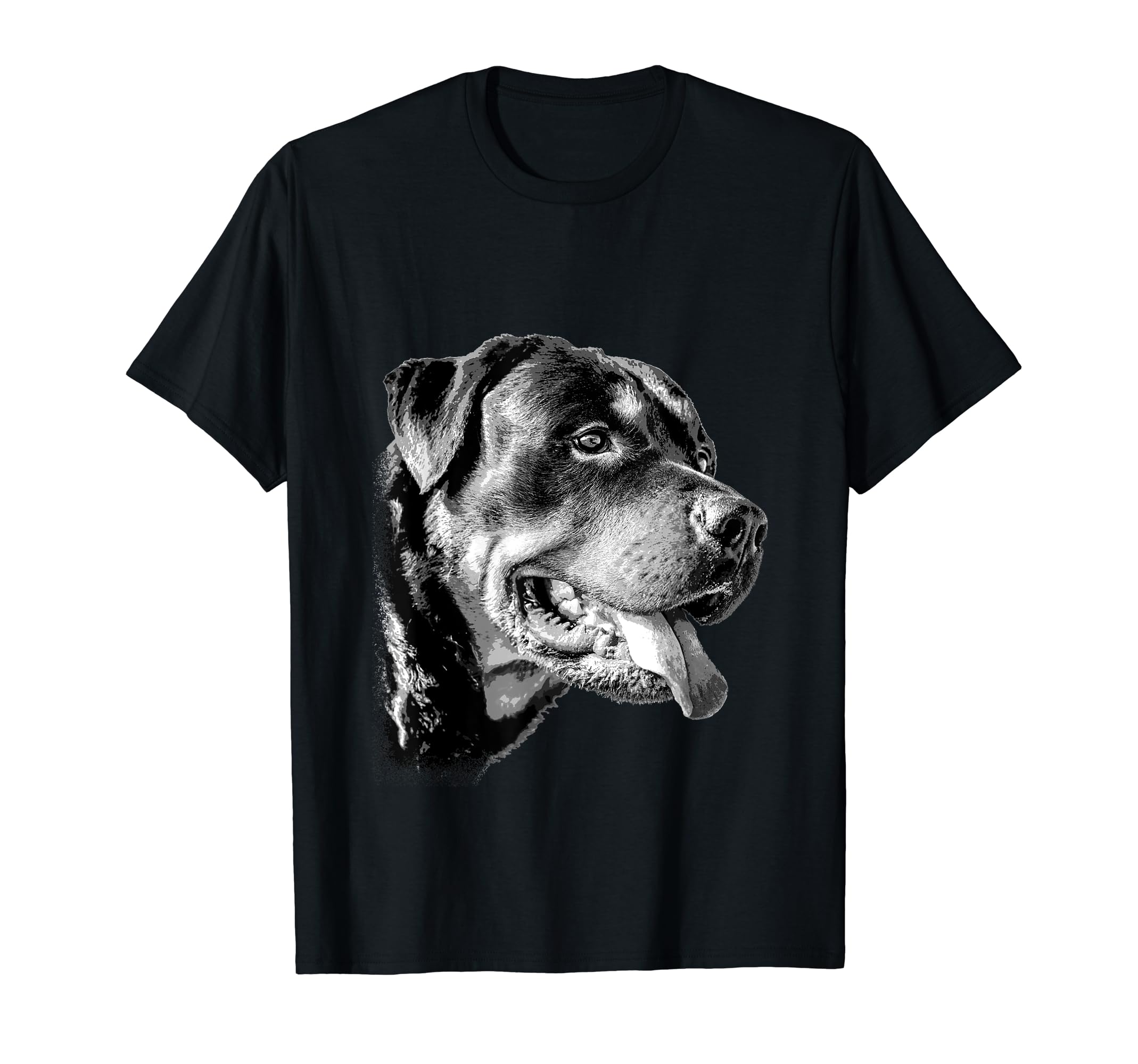Dog Rottweiler - Dogs T-Shirt, Black