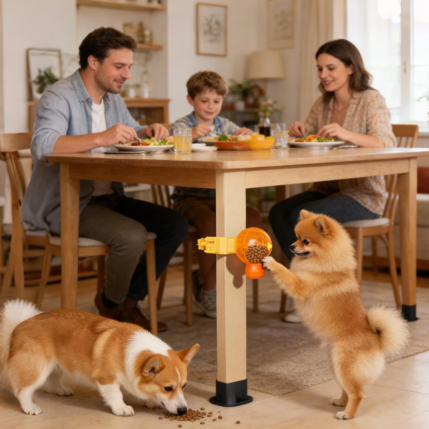 Cat Slow Feeder Bowl,Rotating Interactive Feeding Toy - Dog Slow Feeder Bowls Dispenser Toy,for Table Indoor Living Room Daily Feeding Play Pet Training