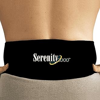 SERENITY2000 Magnetic Therapy Back Wrap for Lower Back - Adjustable Lumbar Support Brace for Sciatica & Pain Relief - 16 x 1100 Gauss Magnets