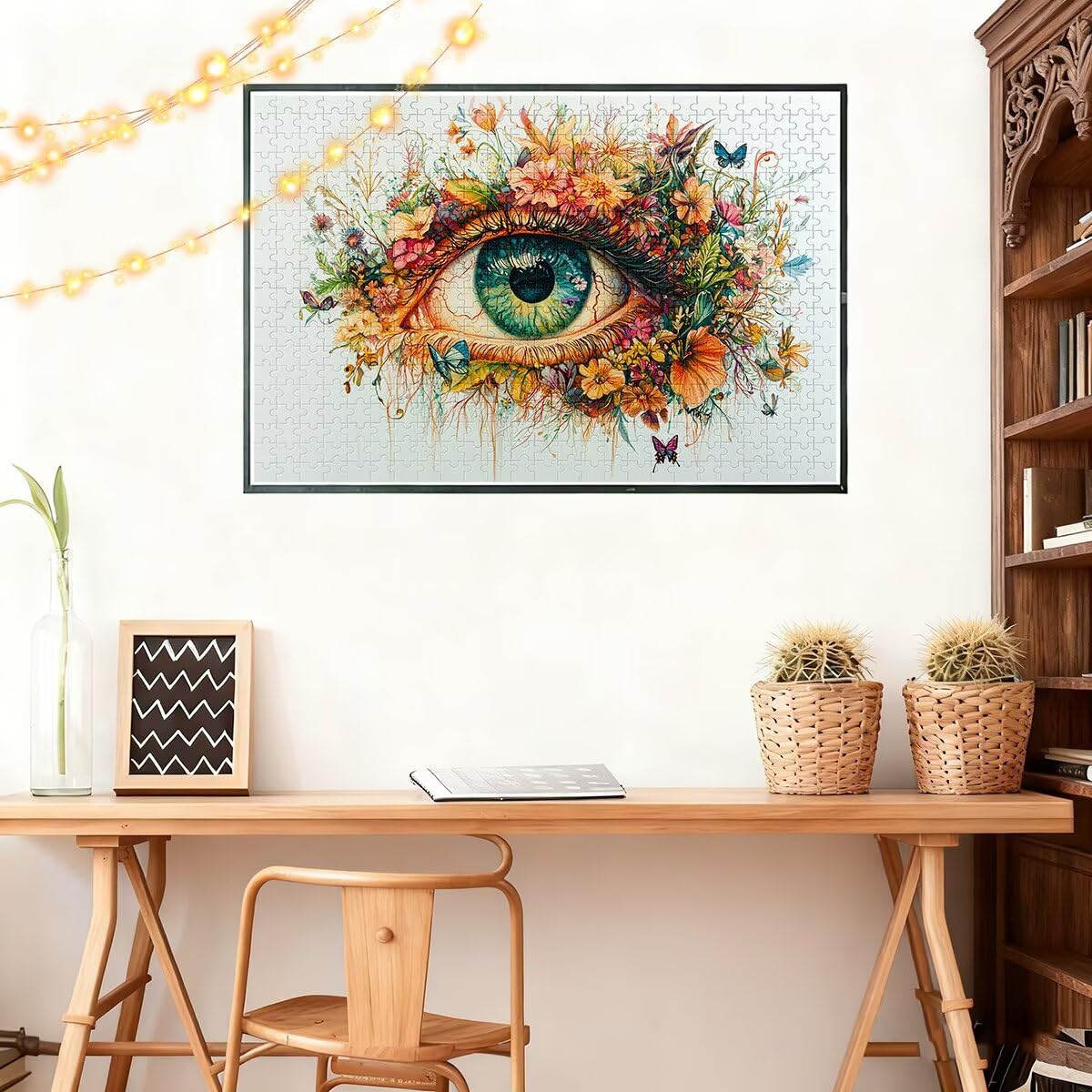 Puzzle 6000 Piezas Adultos Flor Puzzle para Adultos Ojo Rompecabezas Juguetes Educativos Regalos Originales para Mujer, Rompecabezas Entretenimiento Creativo, Divertido Familia Juego 179x105cm F-03