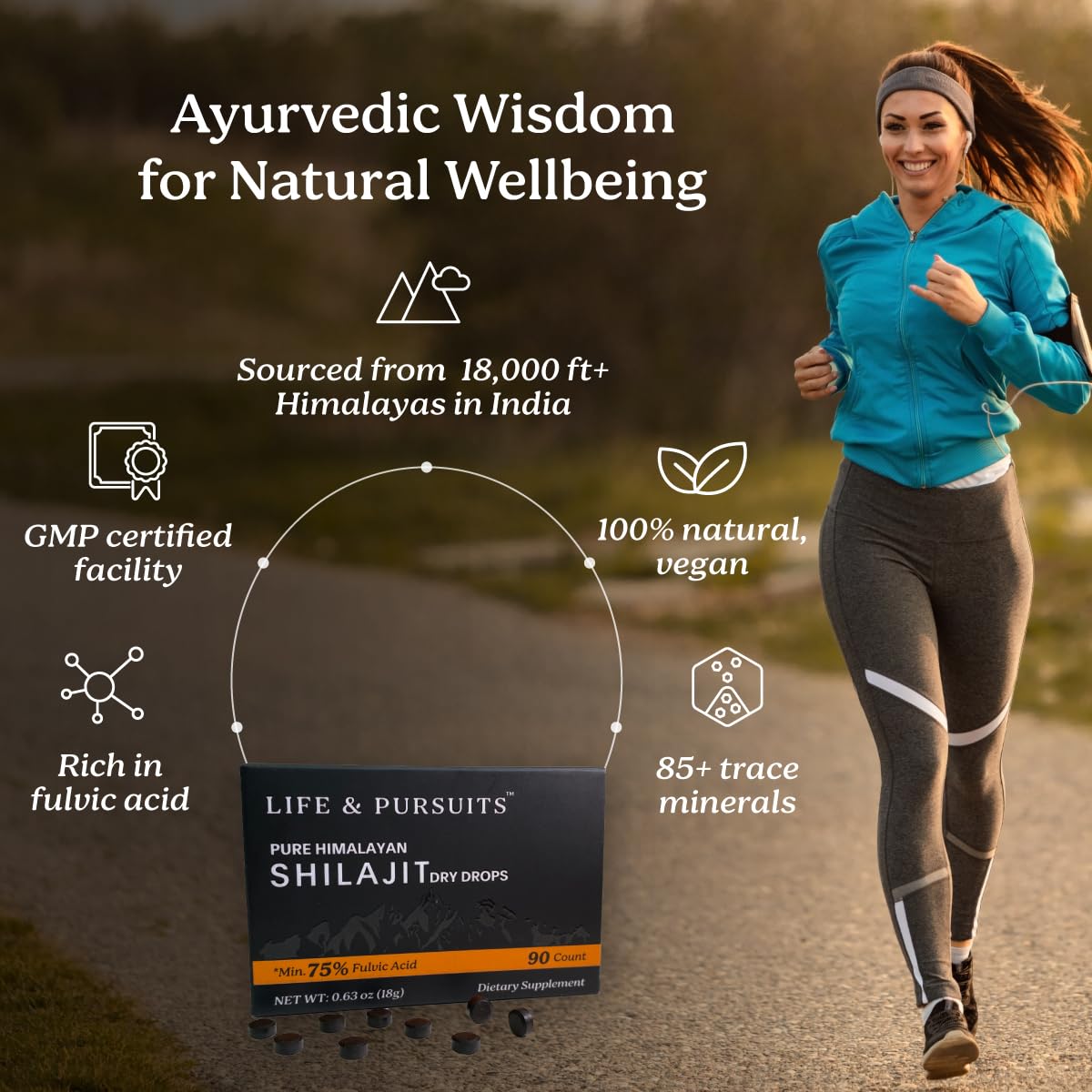 Life and chase pure real India Himalayan Shiljit Drawjeet Drop 90 Tablet, 200mg, 85+ trace minerals, minimum 75% fulvic acid, gold grade dietary supplements for men, for men, with 3rd party lab test report Life and chase pure real India Himalayan Shiljit Drawjeet Drop 90 Tablet, 200mg, 85+ trace minerals, minimum 75% fulvic acid, gold grade dietary supplements for men, for men, with 3rd party lab test report