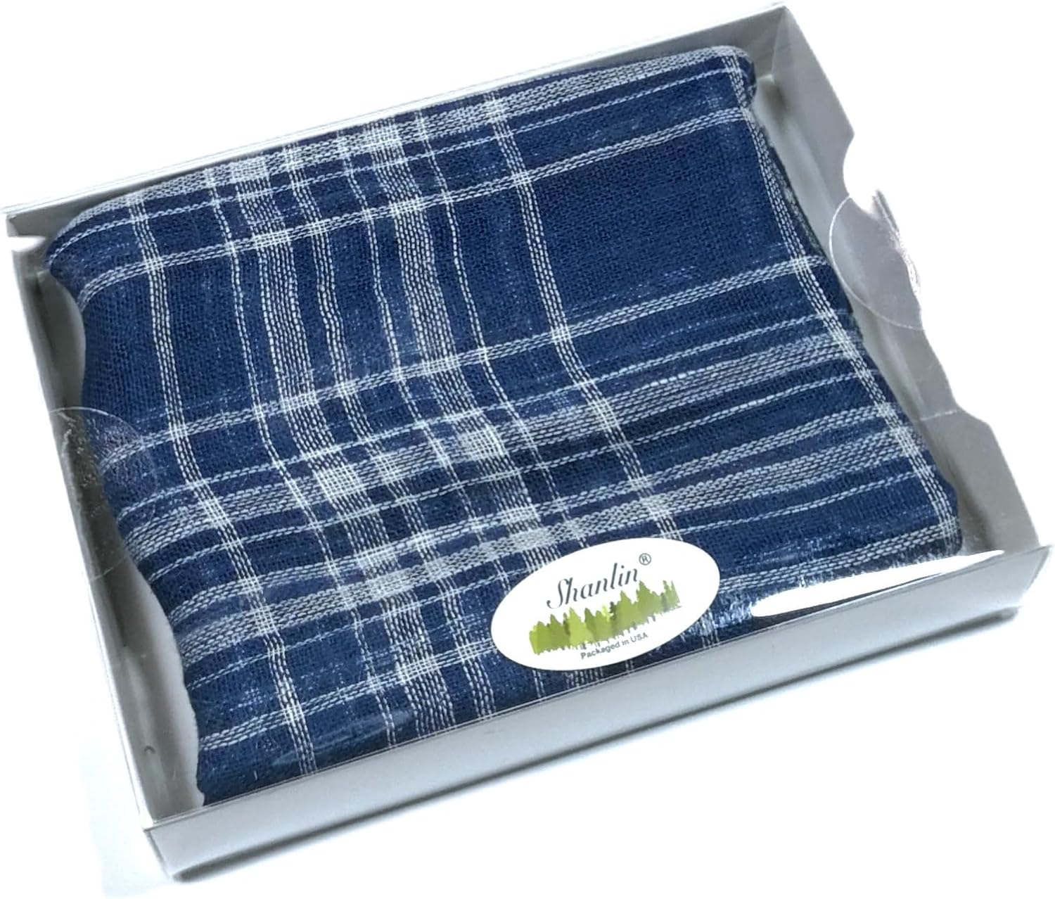 Shanlin Unisex 100% Linen Scarves for Men and Women (71"x22")