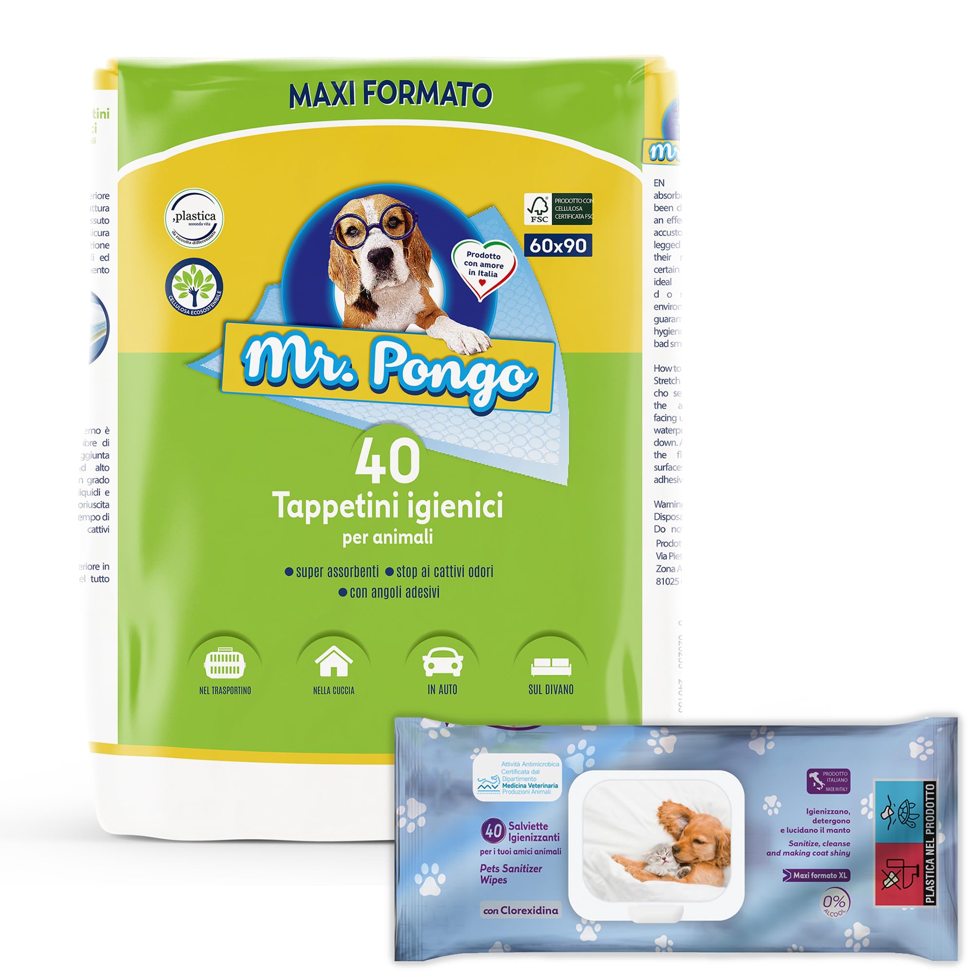 cubex professional® Alfombrillas absorbentes para mascotas con adhesivo y antiolores, para perros y gatos (160 unidades, 60 x 90 cm)