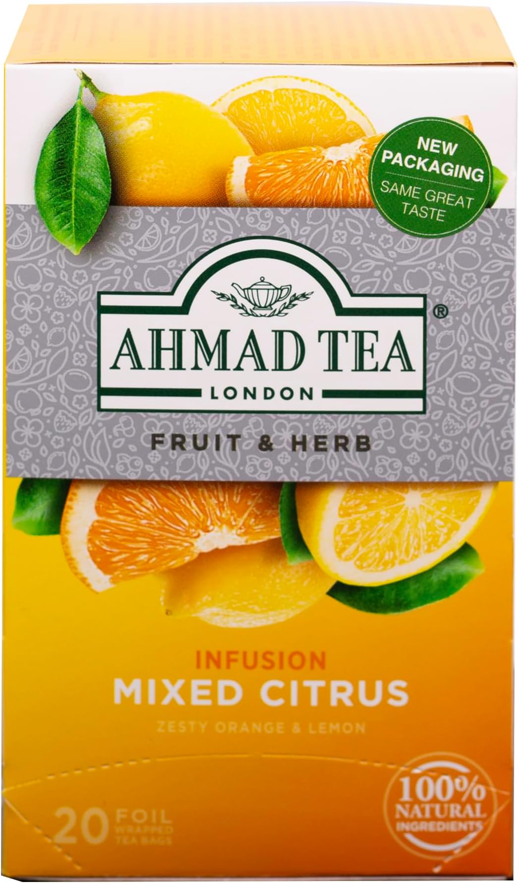 Ahmad Tea, Mixed Citrus, 20 Count (Pack of 6)