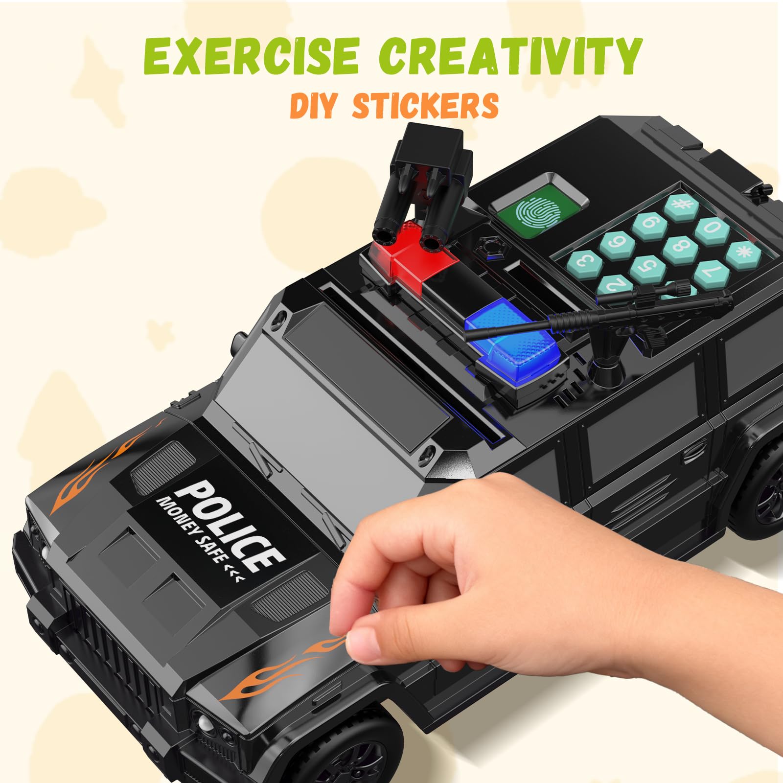 Amazon.com: Momibeni Car Piggy Bank for Kids, Electronic ATM Bank