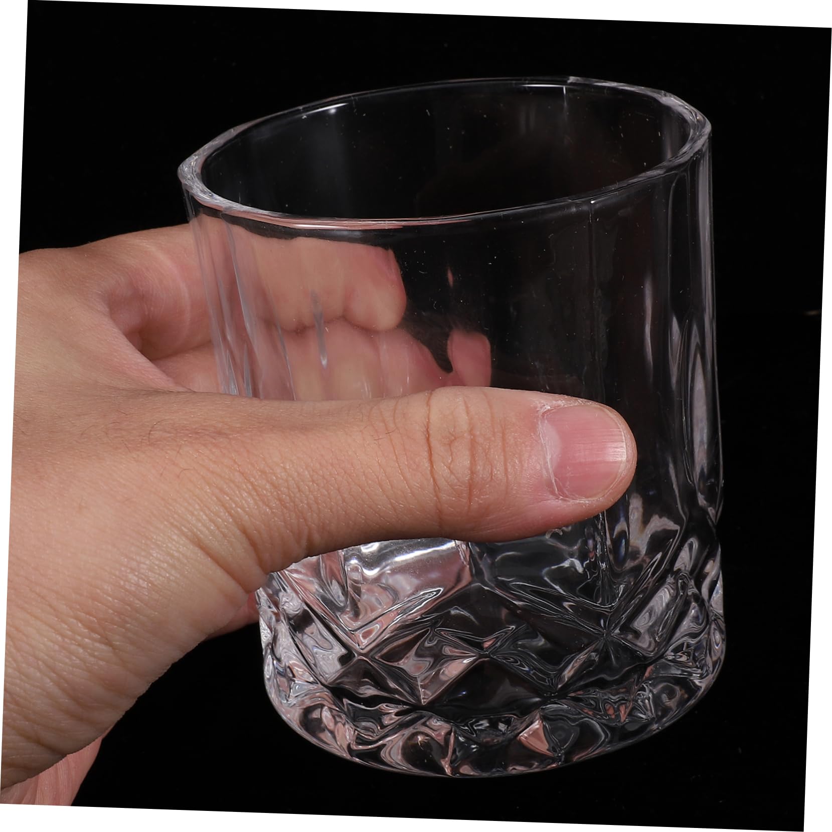 Ciieeo 5 Sätze Whiskyglas Kaffeetassen Mit Deckel Trinkbrille Barbrille Martini Bechergläser Trinkgläser Klein Weißweingläser Bruchsichere Trinkgläser Cocktail Transparent 4 Stücke * 5
