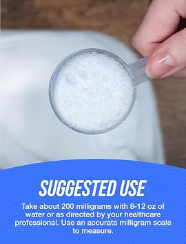 Potassium Chloride Powder - Salt Substitute, Potassium Salt - Gluten Free, 200mg per Serving, 100g (3.5 oz) (Pack of 1)